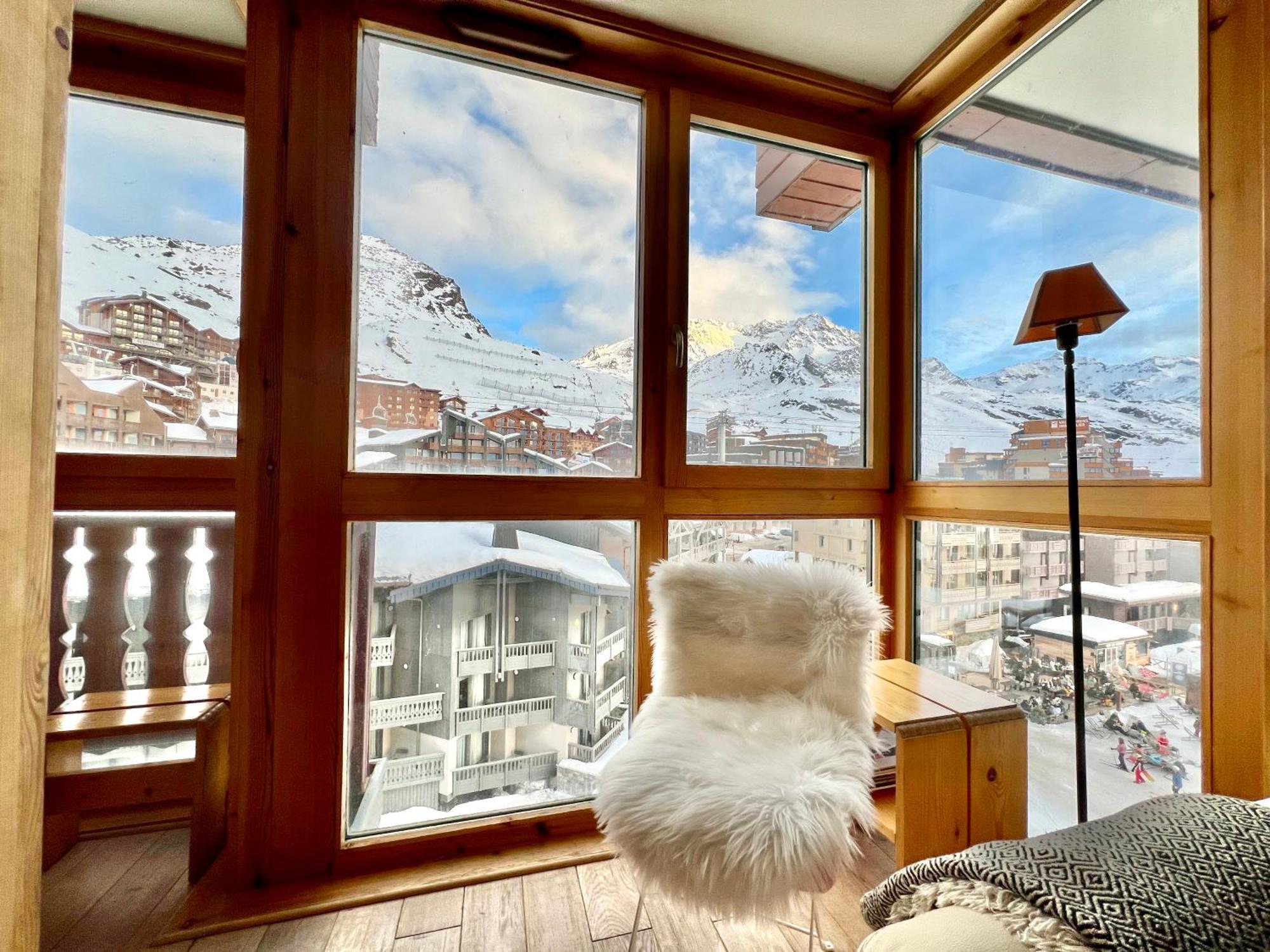 Dernier Etage Avec Vue Sur Les Montagnes Emplacement Exceptionnel Au Coeur De Val Thorens Ski Aux Pieds Prestations Incluses Экстерьер фото