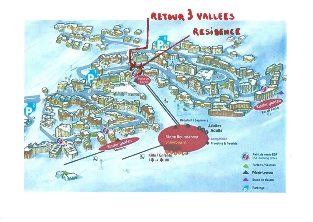 Dernier Etage Avec Vue Sur Les Montagnes Emplacement Exceptionnel Au Coeur De Val Thorens Ski Aux Pieds Prestations Incluses Экстерьер фото